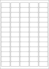 ValueX Multipurpose Label 38.1x21.2mm 65 Per A4 Sheet White (Pack 6500 Labels) - 15159SM